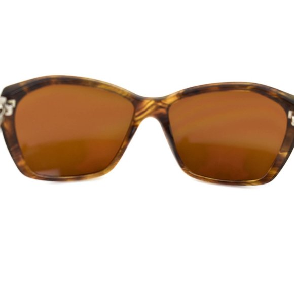 CHANEL Chain: Brown, Leather CC Logo Sunglasses lw - Picture 8 of 10